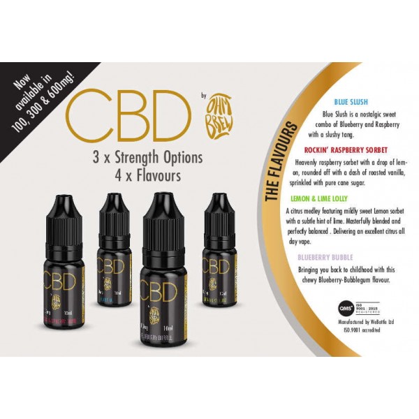 Ohm Brew - 300mg CBD Liquid 10ml