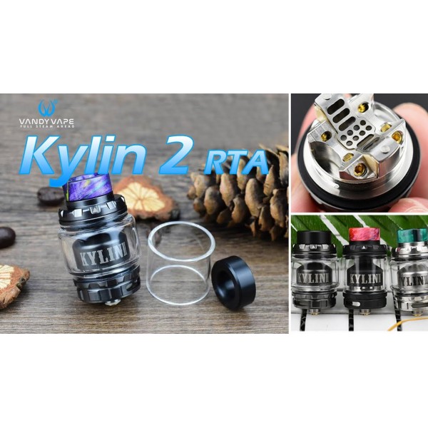 Vandy Vape Kylin V2 RTA - Selbstwickler Dual- und Singlecoil