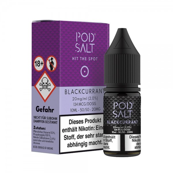 Pod Salt - Blackcurrant 20mg Nikotinsalz