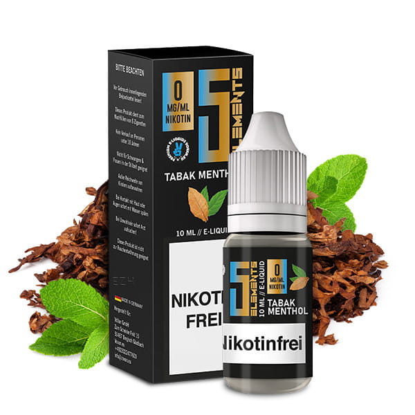 5Elements 10ml Liquid Tabak Menthol