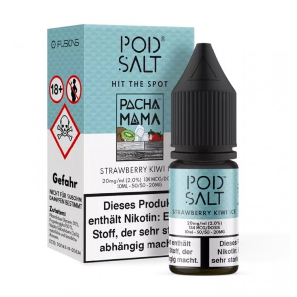 Pod Salt - Strawberry Kiwi Ice 20mg Nikotinsalz Liquid