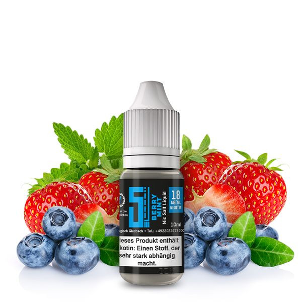 5EL 10ml Nikotinsalz Liquid - Berry Mint