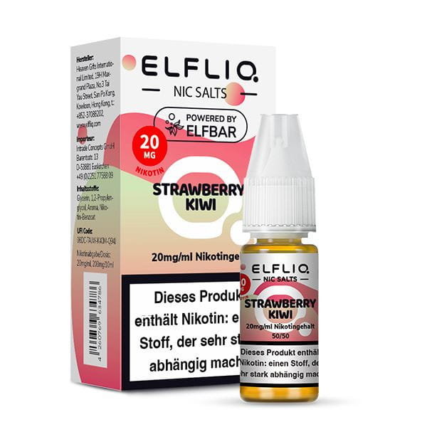 ELFBAR Liquid Strawberry Kiwi ELFLIQ Nikotinsalz Liquid 10ml