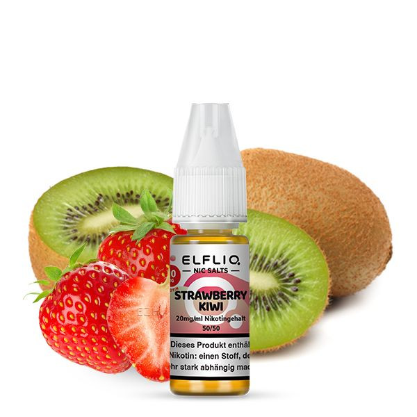 ELFBAR Liquid Strawberry Kiwi ELFLIQ Nikotinsalz Liquid 10ml