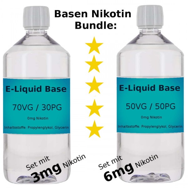 Nikotinbase 1L 3mg / 6mg mit Nikotin Shots VPG