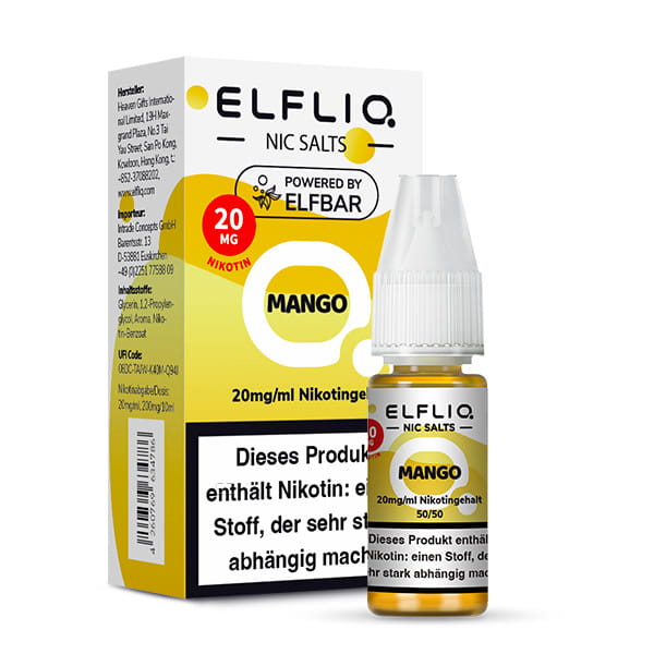 ELFBAR Liquid Mango ELFLIQ Nikotinsalz Liquid 10ml