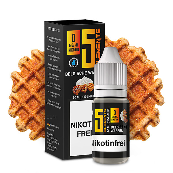 5Elements 10ml Liquid Belgische Waffel