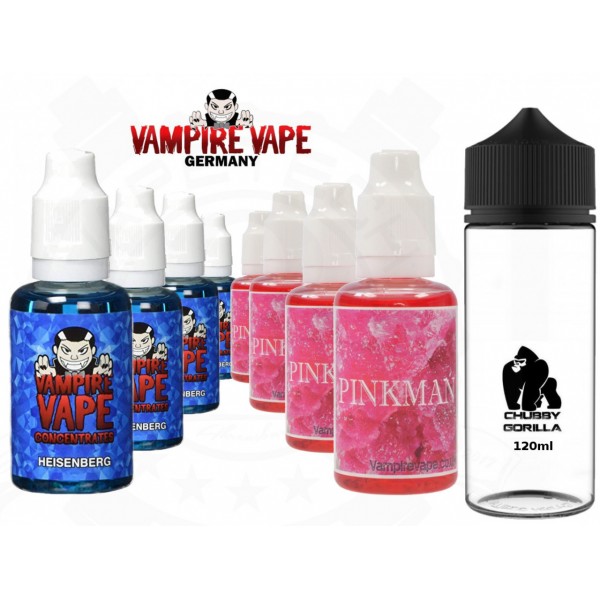 Vampire Vape Pinkman / Heisenberg 30ml Aroma + 120ml Chubby Gorilla - Mengenrabatt