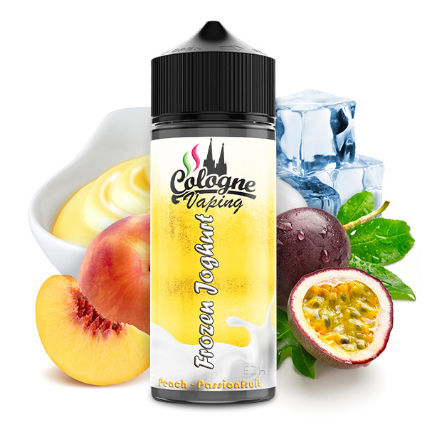 Cologne Vaping Frozen Joghurt Aroma Peach Passionfruit